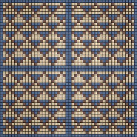 Textures   -   ARCHITECTURE   -   TILES INTERIOR   -   Mosaico   -   Classic format   -  Patterned - Mosaico patterned tiles texture seamless 15164