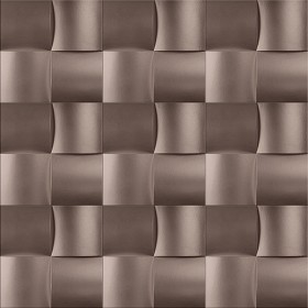 Textures   -   ARCHITECTURE   -   DECORATIVE PANELS   -   3D Wall panels   -  Mixed colors - Interior 3D wall panel texture seamless 02856