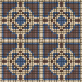 Textures   -   ARCHITECTURE   -   TILES INTERIOR   -   Mosaico   -   Classic format   -  Patterned - Mosaico patterned tiles texture seamless 15167