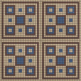 Textures   -   ARCHITECTURE   -   TILES INTERIOR   -   Mosaico   -   Classic format   -  Patterned - Mosaico patterned tiles texture seamless 15168