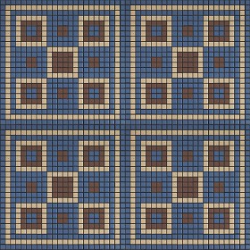 Textures   -   ARCHITECTURE   -   TILES INTERIOR   -   Mosaico   -   Classic format   -  Patterned - Mosaico patterned tiles texture seamless 15169