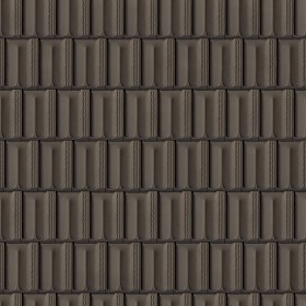 Textures   -   ARCHITECTURE   -   ROOFINGS   -  Clay roofs - Terracotta roof tile texture seamless 03484