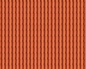 Textures   -   ARCHITECTURE   -   ROOFINGS   -  Clay roofs - Terracotta roof tile texture seamless 03486
