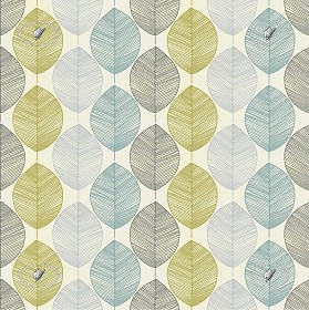 Textures   -   MATERIALS   -   WALLPAPER   -  various patterns - Leaves wallpaper texture seamless 20835
