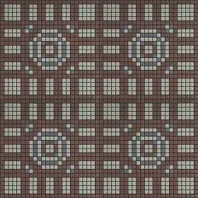Textures   -   ARCHITECTURE   -   TILES INTERIOR   -   Mosaico   -   Classic format   -  Patterned - Mosaico patterned tiles texture seamless 15176