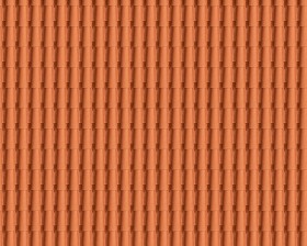 Textures   -   ARCHITECTURE   -   ROOFINGS   -  Clay roofs - Terracotta roof tile texture seamless 03489