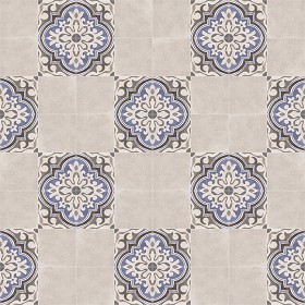 Textures   -   ARCHITECTURE   -   TILES INTERIOR   -   Cement - Encaustic   -  Encaustic - Traditional encaustic cement ornate tile texture seamless 13584