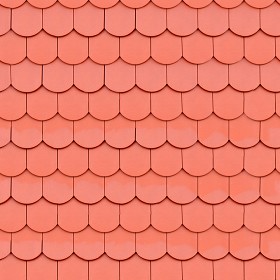 Textures   -   ARCHITECTURE   -   ROOFINGS   -  Clay roofs - Shingle clay roof tile texture seamless 03490