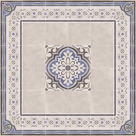 Textures   -   ARCHITECTURE   -   TILES INTERIOR   -   Cement - Encaustic   -  Encaustic - Traditional encaustic cement ornate tile texture seamless 13585