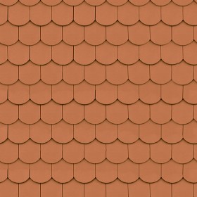 Textures   -   ARCHITECTURE   -   ROOFINGS   -  Clay roofs - Shingle clay roof tile texture seamless 03491