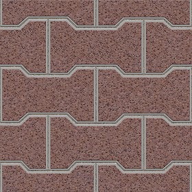 Textures   -   ARCHITECTURE   -   PAVING OUTDOOR   -   Pavers stone   -  Blocks regular - Drenage pavers stone texture seamless 06364