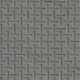 Textures   -   MATERIALS   -   METALS   -  Plates - Iron metal plate texture seamless 10726