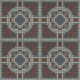 Textures   -   ARCHITECTURE   -   TILES INTERIOR   -   Mosaico   -   Classic format   -  Patterned - Mosaico patterned tiles texture seamless 15181