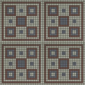 Textures   -   ARCHITECTURE   -   TILES INTERIOR   -   Mosaico   -   Classic format   -  Patterned - Mosaico patterned tiles texture seamless 15182