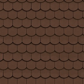 Textures   -   ARCHITECTURE   -   ROOFINGS   -  Clay roofs - Shingle clay roof tile texture seamless 03495