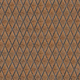Textures   -   MATERIALS   -   METALS   -  Plates - Iron rusty dirty metal plate texture seamless 10738