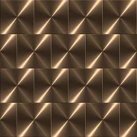 Textures   -   MATERIALS   -   METALS   -  Facades claddings - Bronze metal facade cladding texture seamless 10267