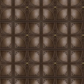 Textures   -   ARCHITECTURE   -   DECORATIVE PANELS   -   3D Wall panels   -  Mixed colors - Leather interior 3D wall panel texture seamless 02884