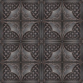 Textures   -   ARCHITECTURE   -   DECORATIVE PANELS   -   3D Wall panels   -  Mixed colors - Leather interior 3D wall panel texture seamless 02886