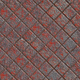 Textures   -   MATERIALS   -   METALS   -  Plates - Iron rusty dirty metal plate texture seamless 10745