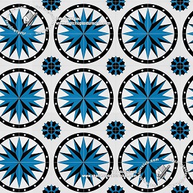 Textures   -   ARCHITECTURE   -   TILES INTERIOR   -   Ornate tiles   -  Geometric patterns - Geometric patterns tile texture seamless 19112