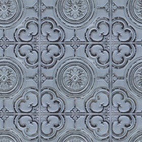 Textures   -   ARCHITECTURE   -   DECORATIVE PANELS   -   3D Wall panels   -  Mixed colors - Interior ceiling tiles panel texture seamless 02889