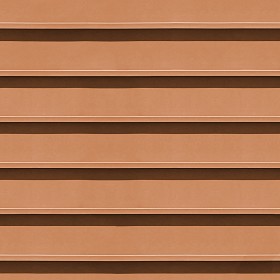 Textures   -   MATERIALS   -   METALS   -  Facades claddings - Orange metal facade cladding texture seamless 10272