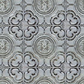 Textures   -   ARCHITECTURE   -   DECORATIVE PANELS   -   3D Wall panels   -  Mixed colors - Interior ceiling tiles panel texture seamless 02890