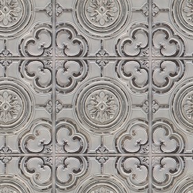 Textures   -   ARCHITECTURE   -   DECORATIVE PANELS   -   3D Wall panels   -  Mixed colors - Interior ceiling tiles panel texture seamless 02891