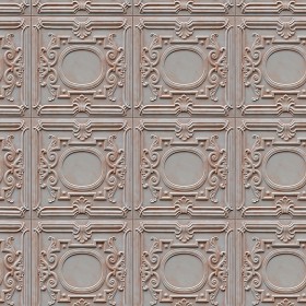 Textures   -   ARCHITECTURE   -   DECORATIVE PANELS   -   3D Wall panels   -  Mixed colors - Interior ceiling tiles panel texture seamless 02892