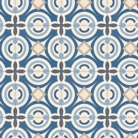 Textures   -   ARCHITECTURE   -   TILES INTERIOR   -   Cement - Encaustic   -  Encaustic - Traditional encaustic cement ornate tile texture seamless 13615