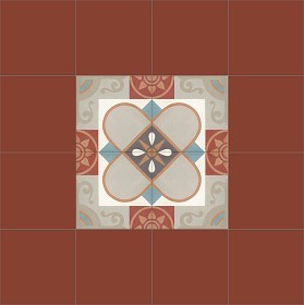 Textures   -   ARCHITECTURE   -   TILES INTERIOR   -   Cement - Encaustic   -  Victorian - Victorian cement floor tile texture seamless 13836