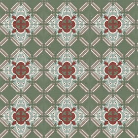 Textures   -   ARCHITECTURE   -   TILES INTERIOR   -   Cement - Encaustic   -  Encaustic - Traditional encaustic cement ornate tile texture seamless 13622