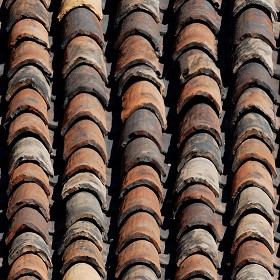 Textures   -   ARCHITECTURE   -   ROOFINGS   -  Clay roofs - Clay roof texture seamless 19569