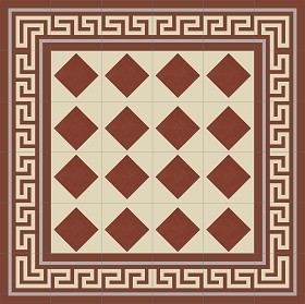 Textures   -   ARCHITECTURE   -   TILES INTERIOR   -   Cement - Encaustic   -  Victorian - Victorian cement floor tile texture seamless 13846