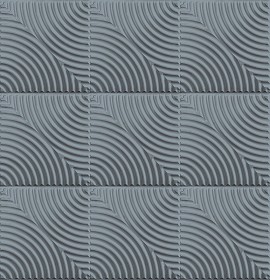 Textures   -   ARCHITECTURE   -   DECORATIVE PANELS   -   3D Wall panels   -  Mixed colors - Interior 3D wall panel texture seamless 02910