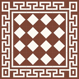 Textures   -   ARCHITECTURE   -   TILES INTERIOR   -   Cement - Encaustic   -  Victorian - Victorian cement floor tile texture seamless 13848