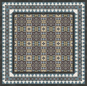 Textures   -   ARCHITECTURE   -   TILES INTERIOR   -   Cement - Encaustic   -  Victorian - Victorian cement floor tile texture seamless 13852