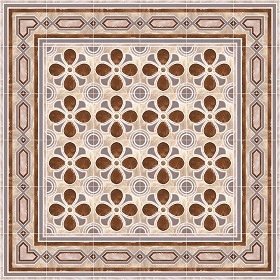 Textures   -   ARCHITECTURE   -   TILES INTERIOR   -   Cement - Encaustic   -  Encaustic - Traditional encaustic cement ornate tile texture seamless 13635