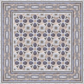 Textures   -   ARCHITECTURE   -   TILES INTERIOR   -   Cement - Encaustic   -  Encaustic - Traditional encaustic cement ornate tile texture seamless 13640