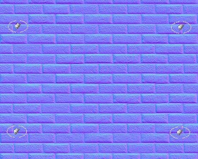 Textures   -   ARCHITECTURE   -   BRICKS   -   Facing Bricks   -   Rustic  - England rustic facing bricks texture seamless 20866 - Normal