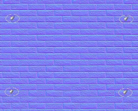 Textures   -   ARCHITECTURE   -   BRICKS   -   Facing Bricks   -   Rustic  - England rustic facing bricks texture seamless 20867 - Normal