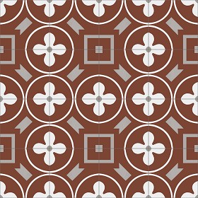 Textures   -   ARCHITECTURE   -   TILES INTERIOR   -   Cement - Encaustic   -  Victorian - Victorian cement floor tile texture seamless 13865