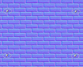 Textures   -   ARCHITECTURE   -   BRICKS   -   Facing Bricks   -   Rustic  - England rustic facing bricks texture seamless 20869 - Normal
