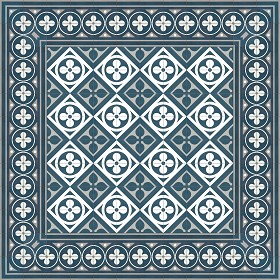 Textures   -   ARCHITECTURE   -   TILES INTERIOR   -   Cement - Encaustic   -  Victorian - Victorian cement floor tile texture seamless 13867