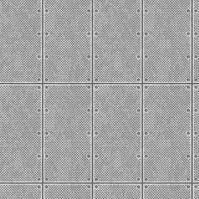 Textures   -   MATERIALS   -   METALS   -  Plates - Industrial aluminium metal plate texture seamless 10790