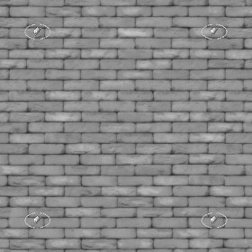 Textures   -   ARCHITECTURE   -   BRICKS   -   Facing Bricks   -   Rustic  - Rustic facing bricks texture seamless 20895 - Displacement