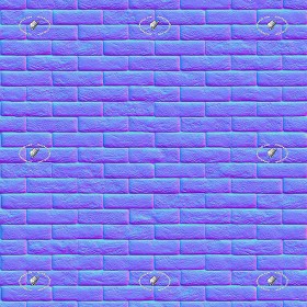 Textures   -   ARCHITECTURE   -   BRICKS   -   Facing Bricks   -   Rustic  - Rustic facing bricks texture seamless 20964 - Normal