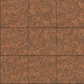 Textures   -   MATERIALS   -   METALS   -  Facades claddings - Rusty metal facade cladding texture seamless 10316