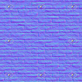 Textures   -   ARCHITECTURE   -   BRICKS   -   Facing Bricks   -   Rustic  - Rustic facing bricks texture seamless 20965 - Normal